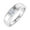 White Gold, variant on 10K Rose Gold Channel Set Diamond Solitaire Wedding Band Ring (0.18 Carat) (Ring Size 9)