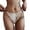 Beige, variant on Women Sexy Embroidery Flower Panties Seamless Satin Thin Strap G String Thongs Female Low Waist Underwear
