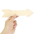 thumbnail image 4 of 20 Pack Wood Arrow Cutouts Unfinished Wooden Arrow Hanging Ornaments DIY Arrow Craft Plaque Gift Tags for Home Party Office Decoration Craft Project, 4 of 6