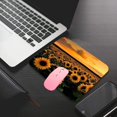 thumbnail image 3 of Gaming Mouse Pad, Golden Sunflower Floral Customized Designs Non-Slip Rubber Base Gaming Mouse Pads and Coaster Set,, 3 of 5