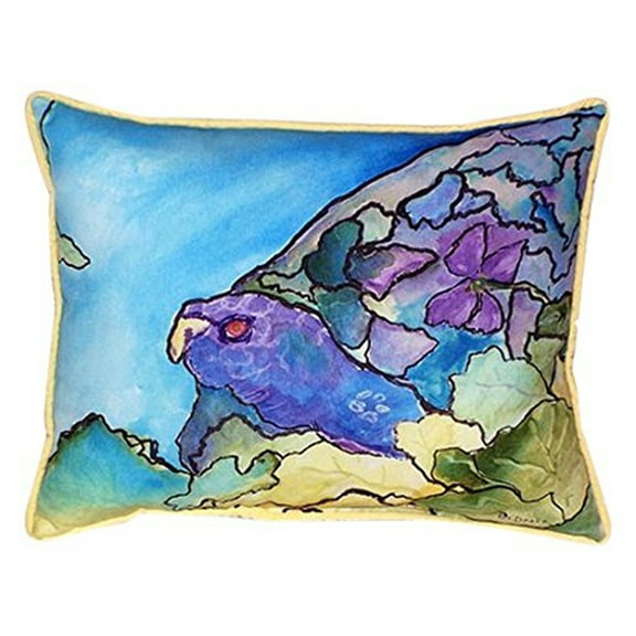 Betsy Drake HJ960 16 x 20 in. Purple Turtle Large Indoor & Outdoor Pillow