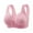 Bras Pink Clearance, variant on Halter Sports Bra, Women's Traceless Comfortable No Steel Ring Vest Breathable Gathering Front Opening Buckle Bra Woman Underwear, Balconette Bra