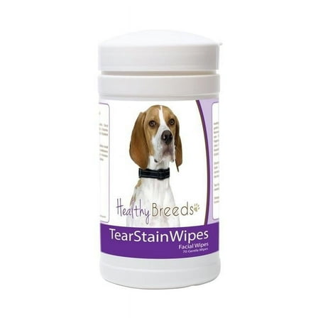 English Pointer Tear Stain Wipes - 70 Count