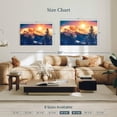 thumbnail image 4 of Elephant Stock Colorado Wall Art - Horizontal Canvas Wall Art - Living Room Wall Decor - Nature Canvas - Orange And Blue Decor - 39" x 26", 4 of 8