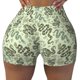 thumbnail image 2 of Fotbe Green Snake Shorts Sin Costuras – Shorts Deportivos de Cintura Alta para Mujer, Elásticos para Gimnasio, Yoga, Running o Ciclismo-Medium, 2 of 8