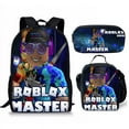 thumbnail image 2 of ROBLOX Backpack, Retro Bag, Cartoon Backpack Three-piece, 3D Printing, Game Characters, Travel Bag-SinKeeU, 2 of 3