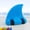 Blue, variant on KEKE Back Float Swim Fin Trainer with Elastic Strap, Wearable Shark Fin Swim Float, Buoyancy Foam for Kids Children Toddler Swimming Safety, Purple