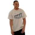 thumbnail image 3 of Fly Fishing Joke Cool Funny Fishermen Men's Big & Tall Crewneck Graphic Tee Brisco Brands 2X, 3 of 4