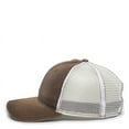 thumbnail image 5 of Outdoor Cap PDT-750M Pigment Dyed Twill Meshback-Brown/White, 5 of 8