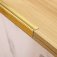thumbnail image 7 of Multifunctional Wall Molding Trim & Corner Guards & Caulk Strip, Apply in Table Edge Door Frame Baseboard for Protection and Decoration, Shiny Gold, 16.4ft x 0.8in, 7 of 7