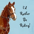 thumbnail image 3 of CafePress - Id Rather Be Riding! Horse Women's Light T Shirt - Women's Classic T-Shirt, 3 of 4