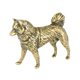 thumbnail image 3 of Estatua perro latón, adorno escritorio, decoración artesanal para escritorio, escultura perro, figura animal para estanterías libros A, 3 of 8
