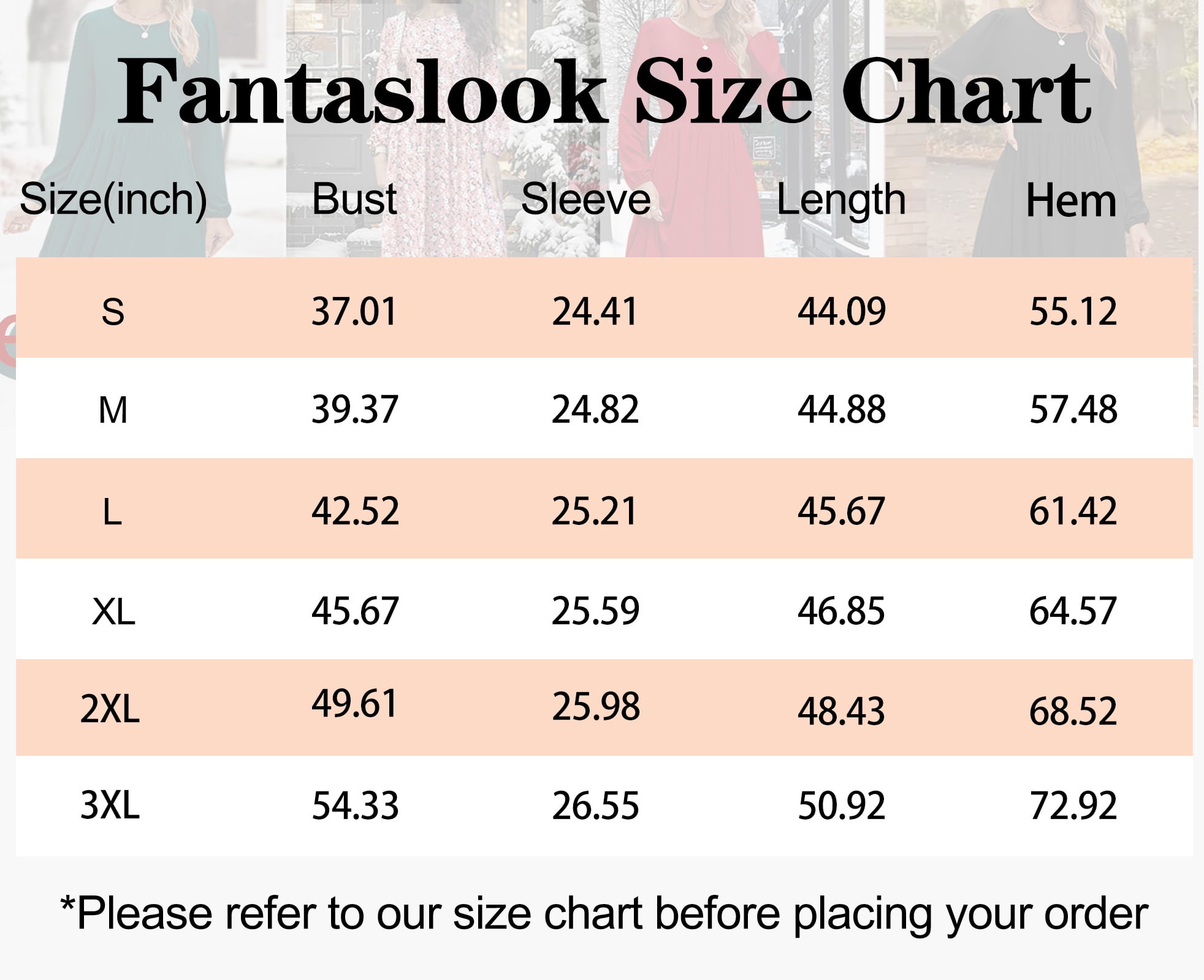Fantaslook Long Sleeve Midi Dresses for Women Casual Floral Dress Flowy Fall Dresses with Pockets