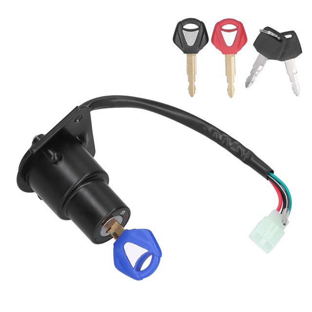 Cerradura de encendido para motocicleta interruptor de encendido cerradura de encendido cerradura de encendido para motocicleta cerradura de interruptor de encendido con llaves ANGGREK Otros