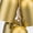 Gold, variant on REGALWOVEN Bells on Rope - Vintage Hanging Cow Bells Wall Decor, Distressed Iron Trumpet Wind Chimes Christmas Decor Bronze 2.8"L x 2.8"W x 12.2"H