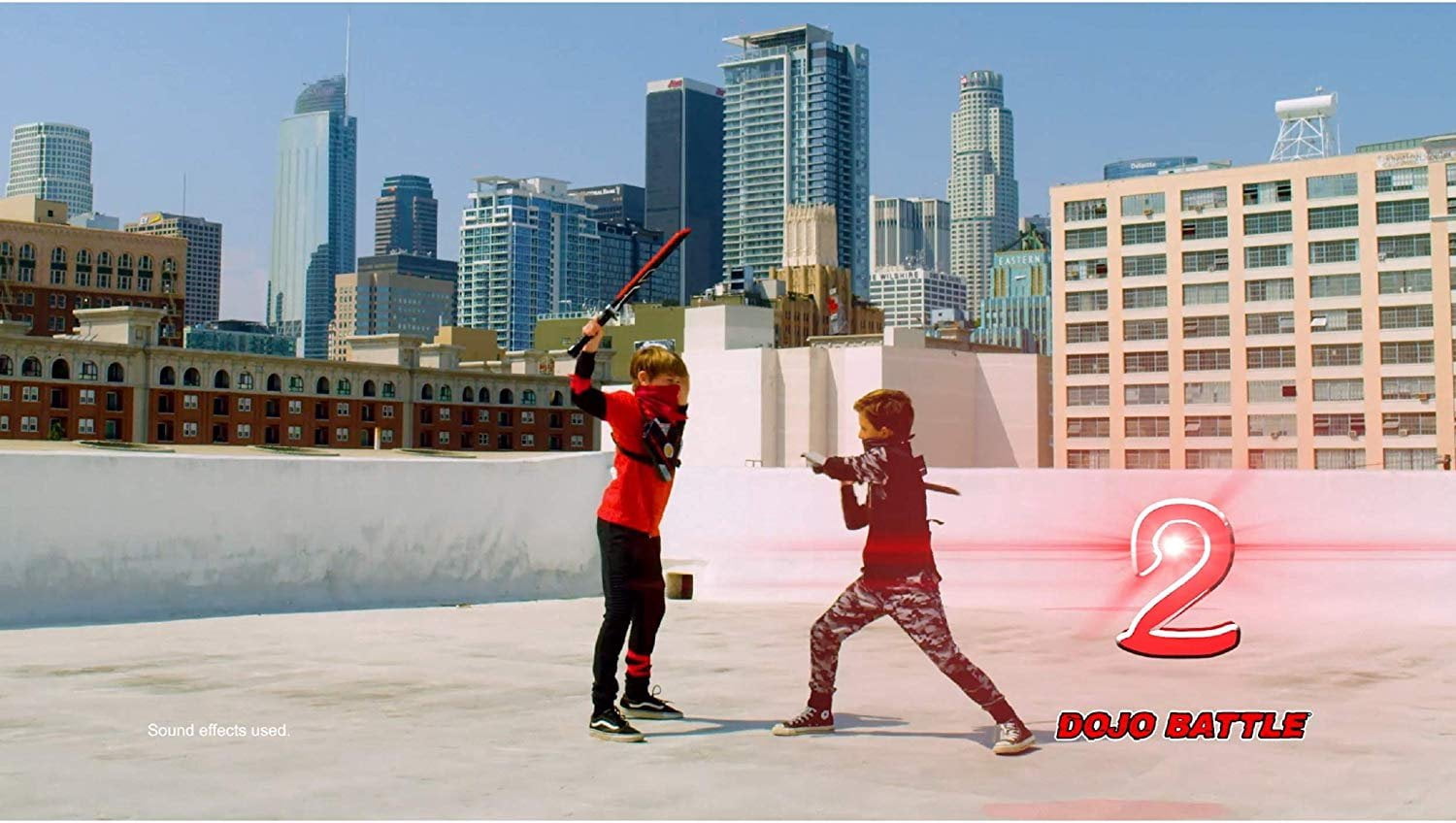 Dojo Battle Electronic Battling Game with Smart Strike Technology Swords and Chest Pieces