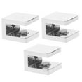 thumbnail image 1 of 3 Pcs Support d'Étagère en Verre Réglable Support Mural Robuste, 1 of 8