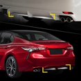 thumbnail image 4 of Xotic Tech Rear Bumper Lower Lip Cover Trim, Chrome Stainless Steel, Compatible with Camry SE XSE 2018-2024, 4 of 6