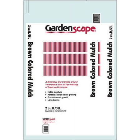 Gardenscape Brown Colored Mulch, 2 Cu. Ft.