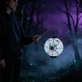 thumbnail image 6 of Cififendec Halloween Paper Lanterns, Light Up Hanging Themed Paper Lantern Props for Night Party Decor and Porch Hanging Ornament, 9.84"×7.87", 6 of 7