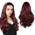 thumbnail image 1 of Perruque 24 Pouces Perruque Femme Cheveux Longs Bouclés Grands Cheveux Longs Naturels Cheveux Longs Raides Perruque en U Extensions, Perruque pour Femmes, 1 of 7