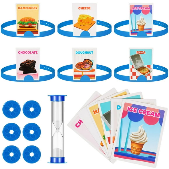 Juego de diademas Sumind de Guessing Game Fun Heads Up con cartas