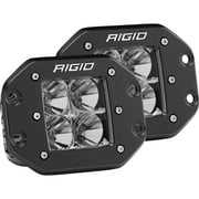 Rigid Industries D-Series Pro Flood Flush Mount Lights (Black)