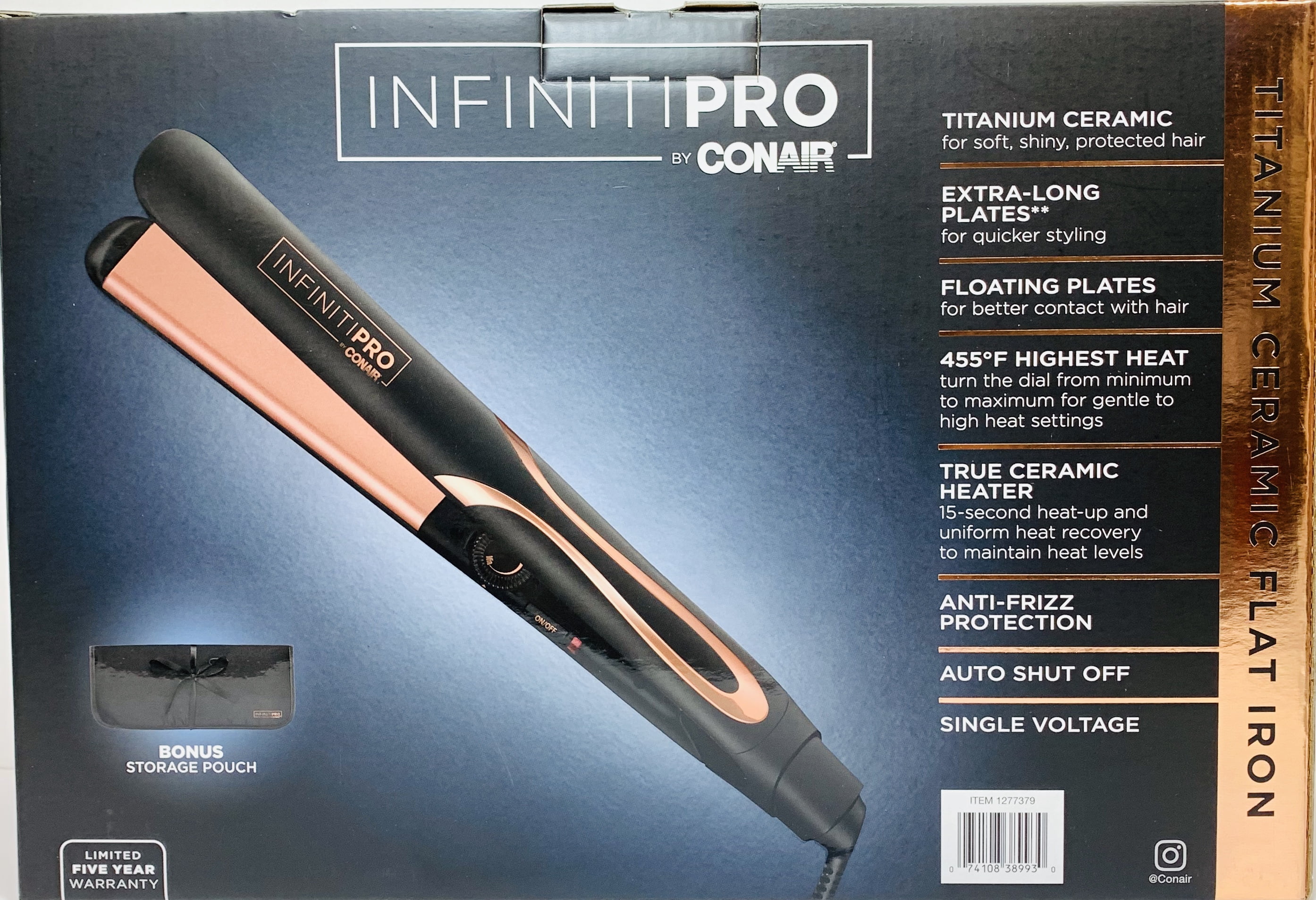 INFINITIPRO BY CONAIR Mini Pro Plus Hair Dryer/Styler with AC Motor, Purple - wide 9