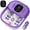 Purple, variant on CuPiLo Cordless Back Massager, Shiatsu Neck and Back Massager with Heat for Muscle Pain Relief, Kneading Massage Pillow for Neck, Back, Shoulder