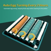 Mgaxyff Egg Incubator,48 Eggs Incubator with Automatic Egg Turning,Temperature and Humidity Monitoring,LED Candler,for Chickens Ducks Birds