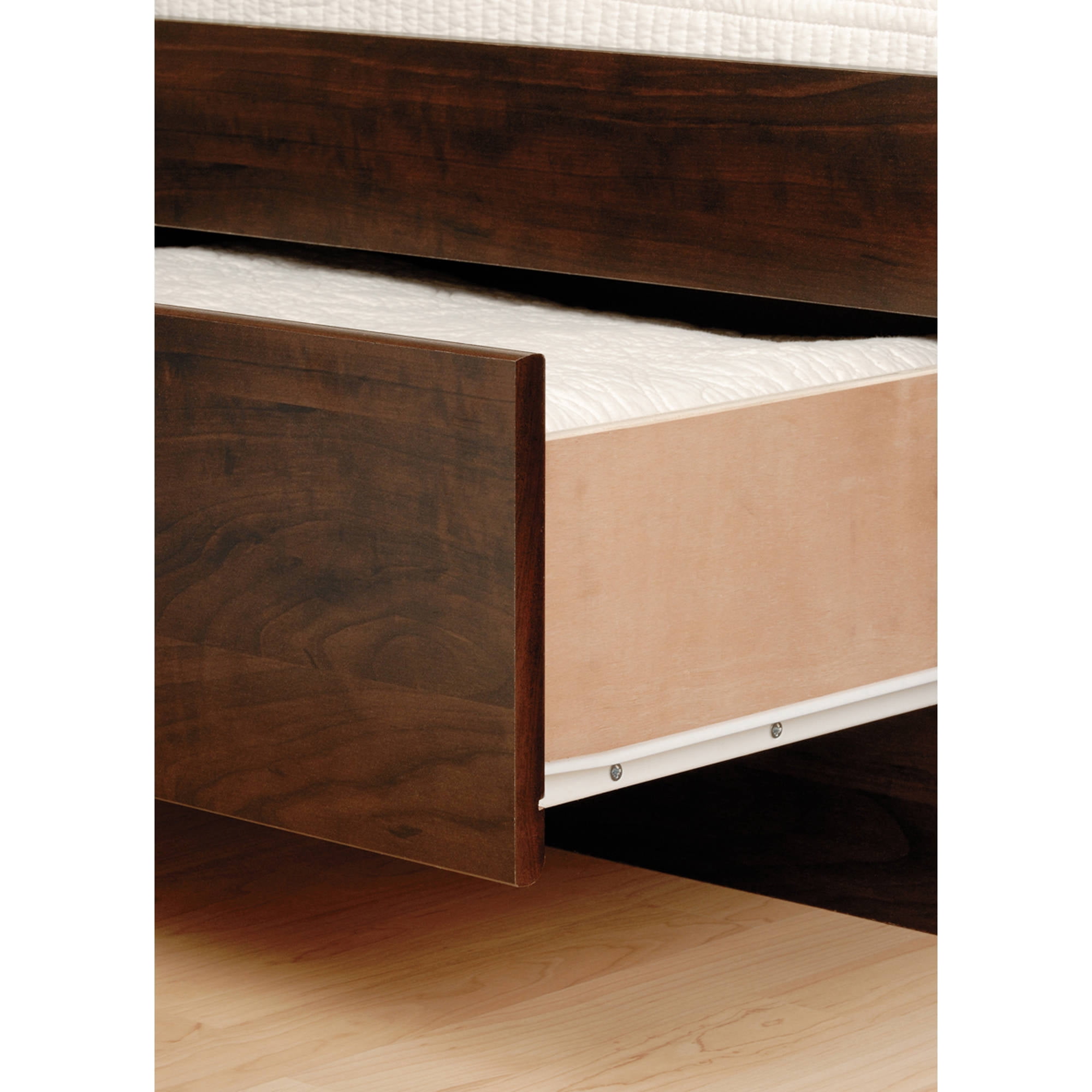 Tall Full Captains Platform Storage Bed with 12 Drawers, Espresso