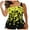 Yellow, variant on Gupgi Plus Size Swimsuits for Women 2pcs Bathing Suits Tankini Padded Tops with Swim Shorts