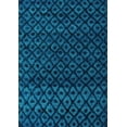 thumbnail image 1 of Ahgly Company Indoor Rectangle Abstract Turquoise Blue Modern Area Rugs, 5' x 8', 1 of 4