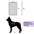 thumbnail image 3 of SunsGrove Dog Playpen,50 inch 2 Panels Heavy Duty Anti-Rust Pet Pen for Indoor, Courtyard, RV Camping for Large Dogs, Easy Insert into Soil, Black, 3 of 10