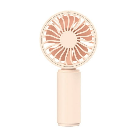 

Qdahuk Gradient Mini Handheld Fan USB Charging Outdoor Camping Portable Silent Colorful Gift Handheld Fan pink
