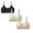 Pink 1PCS & Green 1PCS & Black 1PCS, variant on Big Girls Bras for Teen Girl Seamless Wireless Padded Juniors Training Bra 2 Pack