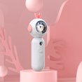 thumbnail image 3 of Advancent Pulverizador de niebla fina de cara adorable de mano Humidificador de nebulizador Hidratante facial Atomizador de luz nocturna Cuidado Type2 NO2, 3 of 6