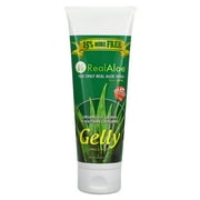 Real Aloe Vera Gelly Organically Grown Unscented 6.8 oz, Pack of 2