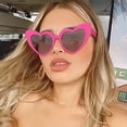 thumbnail image 4 of 3 Pcs Lunettes de Soleil en Forme de Cœur pour Femmes Lunettes de Soleil Rétro Tendance Il de Chat Idée Cadeau Lunettes Tendance pour Femmes Esthétique, 4 of 6