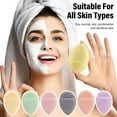 thumbnail image 2 of Natural Exfoliating Face Wash Cleansing Puff Flutter Sponges Cosmetic Facial Remover To Clean De Sponge Headband Black E4Z7 Tool, 2 of 7