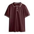 thumbnail image 4 of Mens Golf Polo Shirts Short Sleeve Moisture Wicking Golf Polo Shirts Collared Athletic Tennis Shirt, 4 of 5