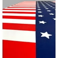 thumbnail image 3 of Polyester Patriotic American Flag Tablecloth,, Washable, Wrinkle Resistant, for 4th of July, Memorial Day, Labor Day, Veterans Day, Red Blue, 3 of 7