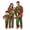 Classic Green Red Plaid, variant on Onlypjs Family Christmas Pajamas Matching Sets Teacher Tree Raglan Tops Plaid Pants Holiday Sleepwear Loungewear for Couples, Men and Women