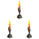 thumbnail image 2 of 3 Velas Brillantes Terror Halloween Batería para Y Adultos Color Rojo, 2 of 6