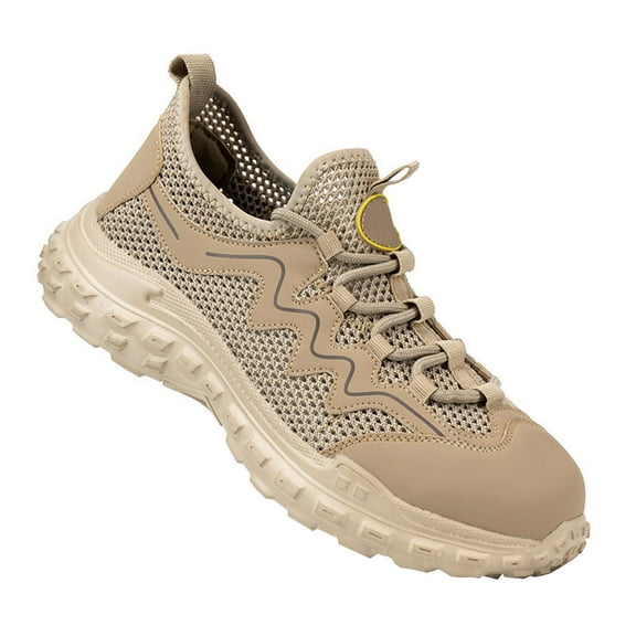 Safety Trainers Slip Resistant Steel Toe Cap Trainers for Men Women Safety Shoes Breathable Comfortable Work Shoes Puncture Proof