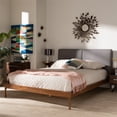 thumbnail image 2 of Baxton Studio Aveneil Modern Upholstered Queen Platform Bed in Grey, 2 of 8