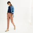 thumbnail image 4 of Women's Sonoma Goods For Life® High Waisted Twill Cargo Pants Color: Cinnamon Mauve Size: MEDIUM, 4 of 4