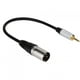 thumbnail image 3 of Cable adaptador de audio de 3,5 mm macho a XLR macho, convertidor de cable de transmisión estéreo, 3 of 9