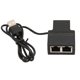 thumbnail image 5 of Divisor Ethernet de 100 Mbps Divisor Ethernet 1 a 2 de aleación de aluminio con cable de alimentación USB para computadoras, 5 of 8