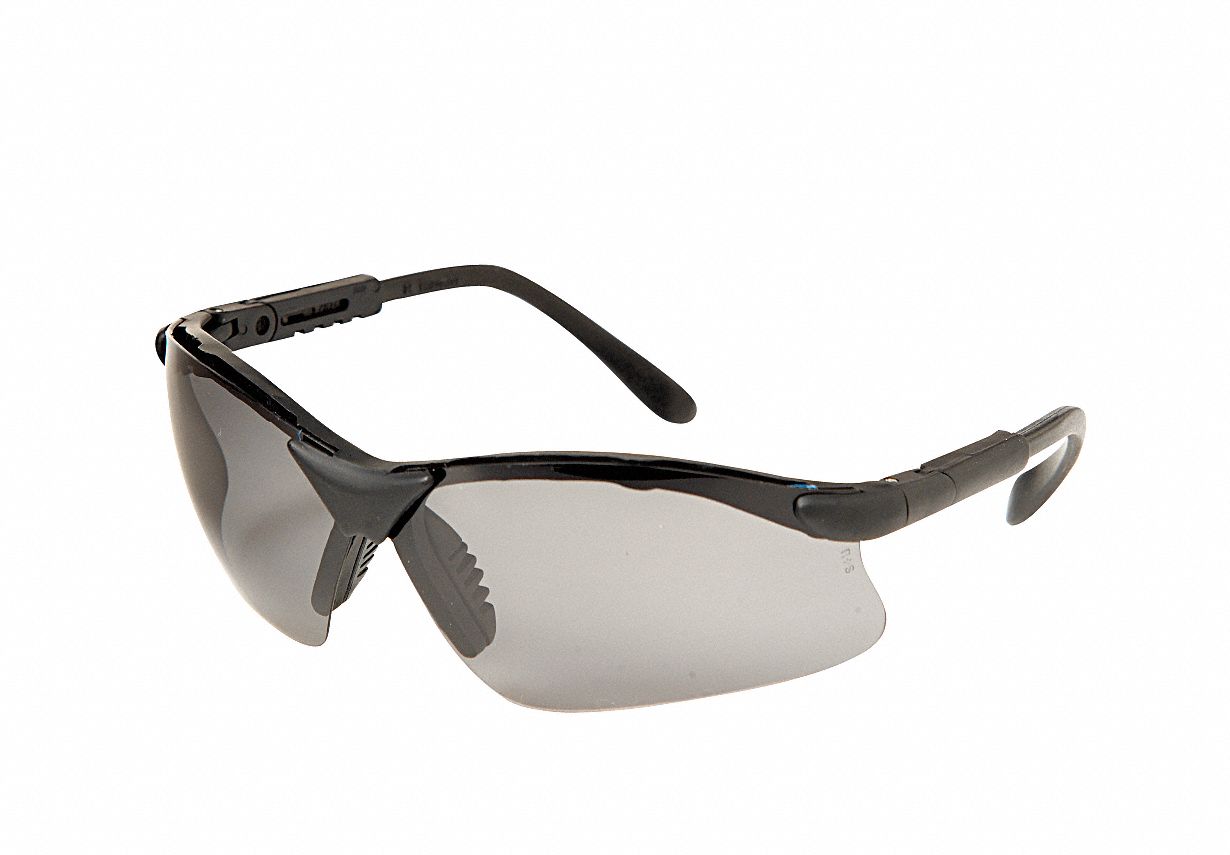 RADIANS Polarized Safety Glasses,Smoke,Uncoated RV01PO1D